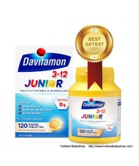 Davitamon Junior 3+ Chewable Vitamins Multifruits 120 pc  